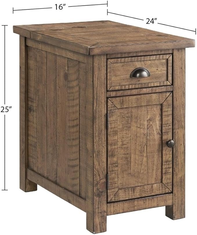 Martin Svensson Home Monterey, Chairside Table, Reclaimed Natural - Image 3