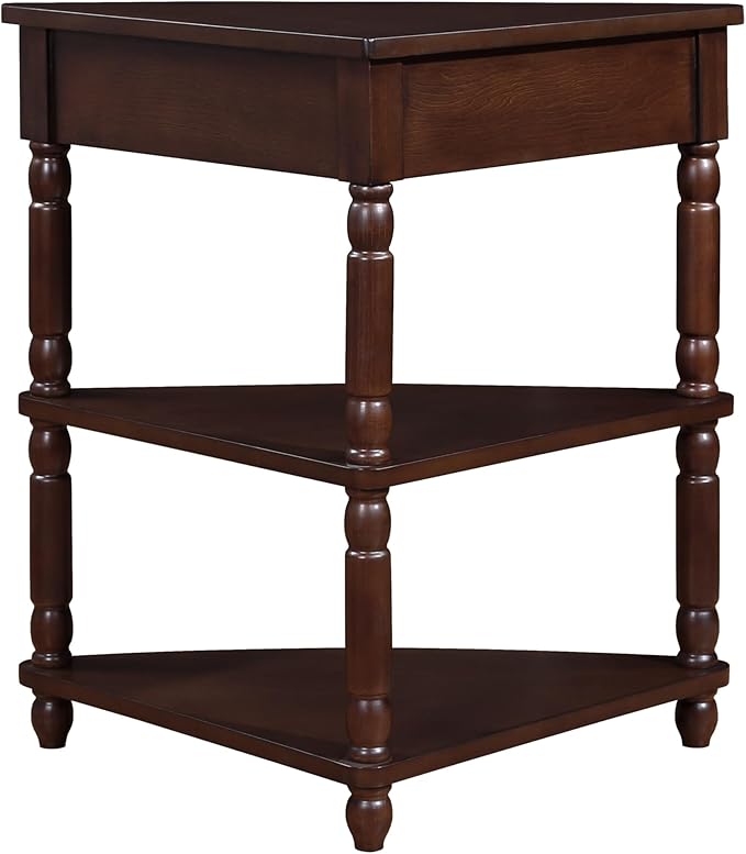 GDFStudio Trmxmbi 3 Tier Corner Console Table - Image 5