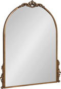 Kate and Laurel Myrcelle Traditional Arched Mirror; 21 x 26; Gold; Decorative by KateandLaurel