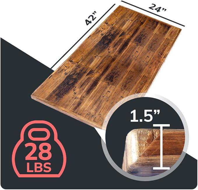 Reclaimed Wood Table Top - Image 2