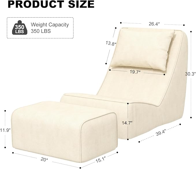 Giant Bean Bag Chair for Adults - Image 2