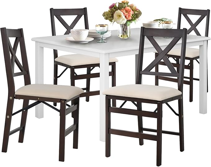 COLAMY 60 Inch Rectangular Kitchen Dining Table by COLAMYINC