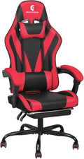 Gaming Chair with Linkage Armrest & Footrest, High Back Video Gaming Chair by Ergodesign