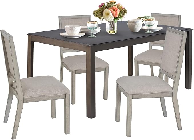 COLAMY Modern Rectangular Dining Table Set, 4-6 Person Capacity, Requires by COLAMYINC