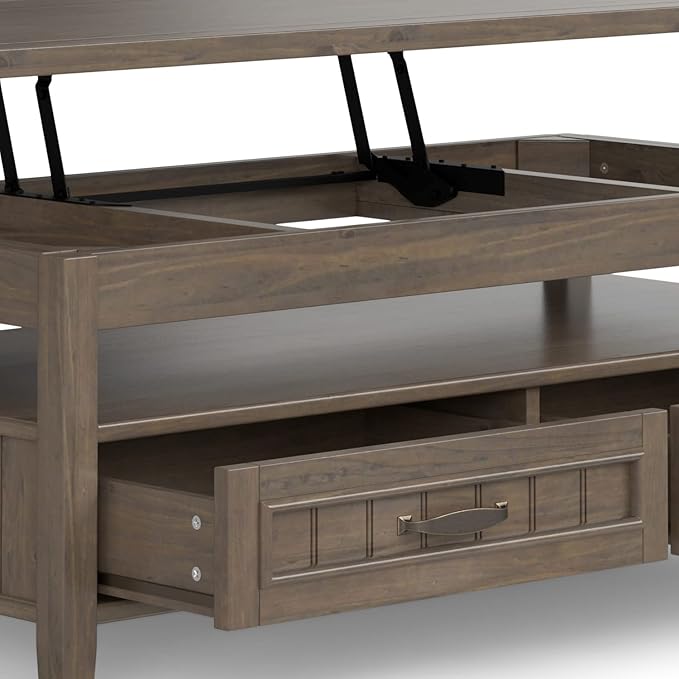 SIMPLIHOME Lev Lift Top Coffee Table - Image 7