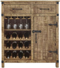 Liberty Furniture Emerson Wine Accent Cabinet in Weathered Honey by Unknown