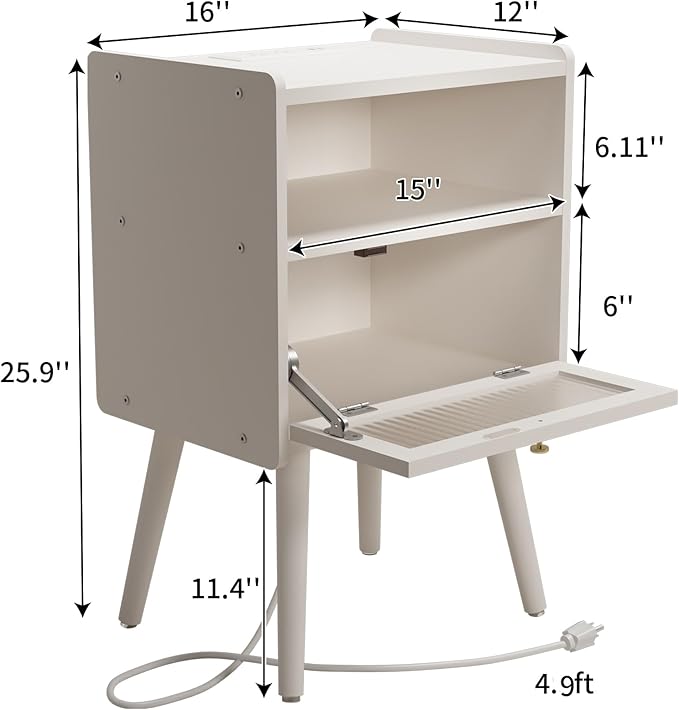 Mid Century Modern Nightstand - Image 3