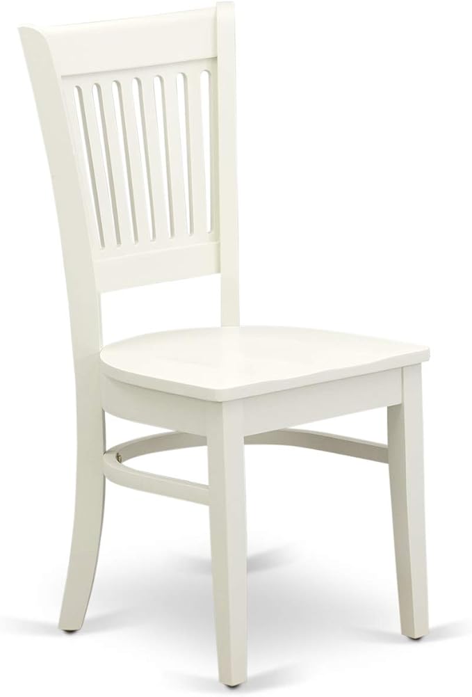 East West Furniture BOVA5-LWH-W 5 Piece Dining Room Furniture Set Includes a - Image 6