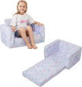 Viviland Kids Chairs for Toddler, 2-in-1 Soft Toddler Couch Fold Out, by VIVILAND
