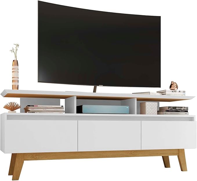 Manhattan Comfort Yonkers 63 Inch Mid Century Modern TV Stand by ManhattanComfort