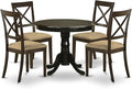 East West Furniture HLBO5-CAP-C 5 Piece Dining Room Furniture Set Includes a by EastWestFurniture
