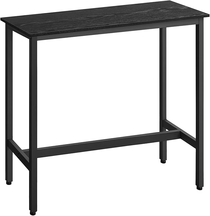 VASAGLE Bar Table, Narrow Long Kitchen Dining Table, Sturdy Metal Frame - Image 8