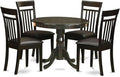 East West Furniture ANCA5-CAP-LC 5 Piece Dinette Set by EastWestFurniture