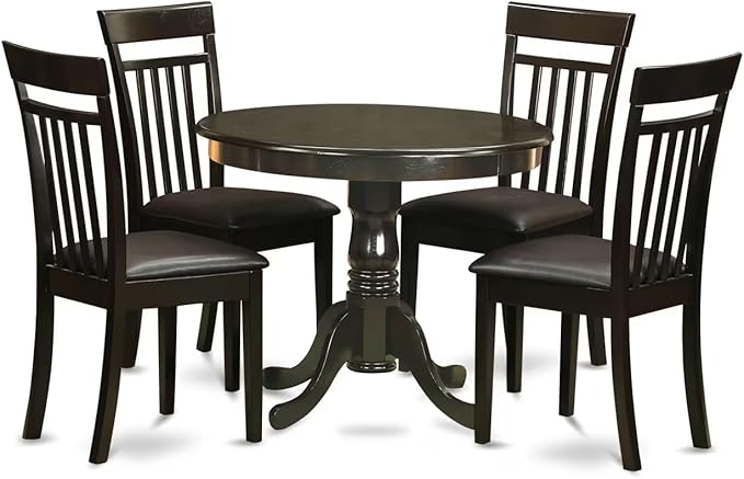 East West Furniture ANCA5-CAP-LC 5 Piece Dinette Set by EastWestFurniture
