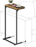 TUTOTAK C Shaped End Table, Tv Tray, Small Side Table, 28.7 inch Tall Couch by WelcometotheTUTOTAKHome