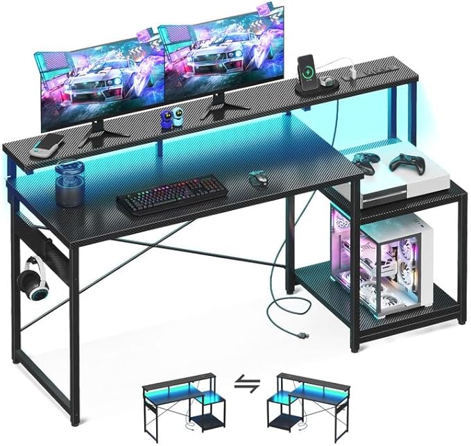 AODK Computer Desk, 56 Inch Gaming Desk by AODK