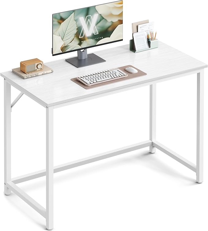 VASAGLE Computer Desk, Office Work Desk, 19.7 x 39.4 x 29.9 Inches, by VASAGLEbySONGMICSHOME