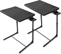 Adjustable TV Tray Set of 2 by HUANUO