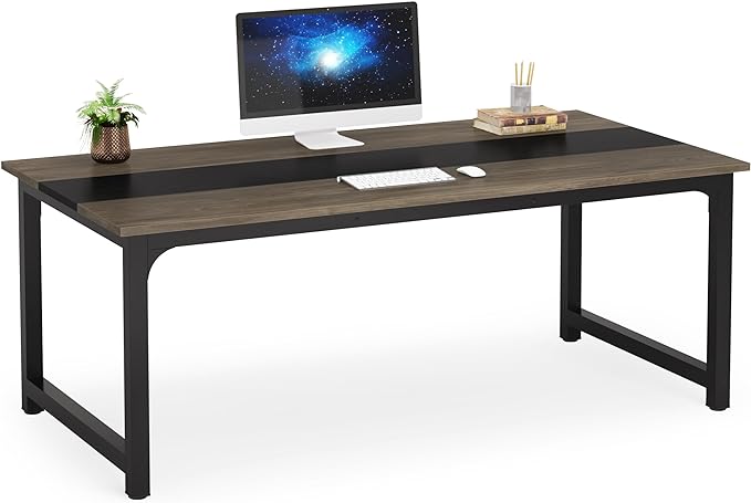 Tribesigns Modern Computer Desk, 70.8 x 31.5 inch Large Office Desk Computer by Tribesigns