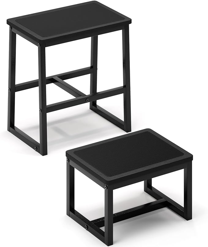 Step Stool for Kids Adults, Holds up to 500Lb, 3 in1 Heavy Duty Sturdy Two Foot - Image 9