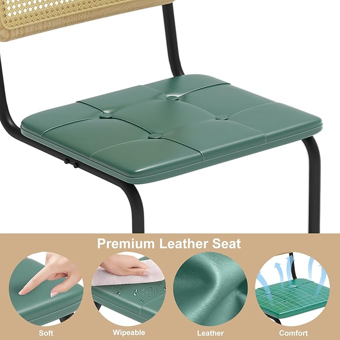 Heavy Duty Rattan Dining Chairs, Modern Dining Room Chairs - Image 5