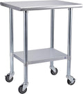 ROCKPOINT Stainless Steel Table by ROCKPOINT