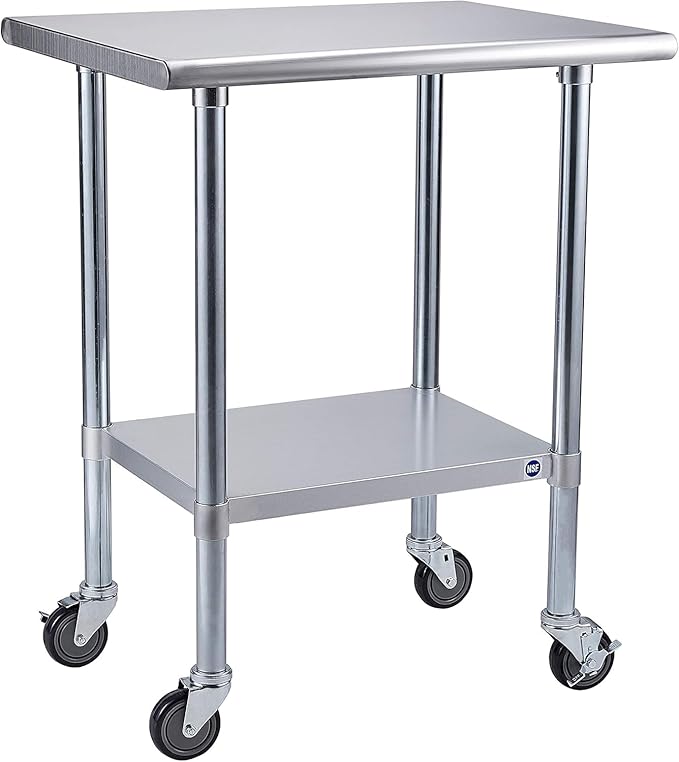 ROCKPOINT Stainless Steel Table by ROCKPOINT