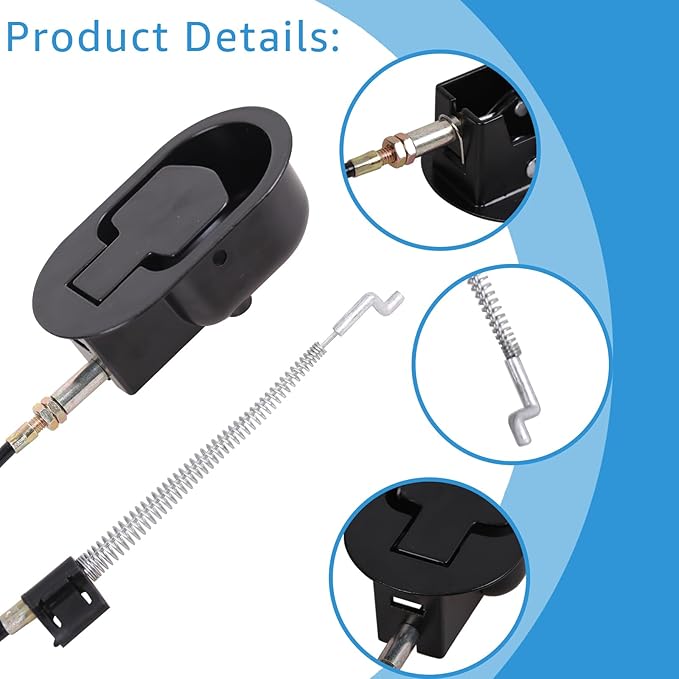 Metal recliner handle replacement, backrest tilt adjuster replacement parts - Image 5