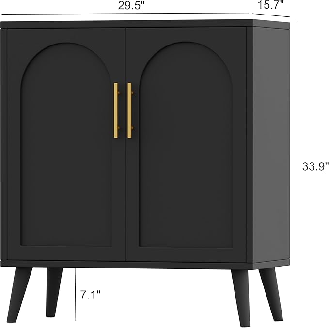 Rovaurx Rattan Storage Cabinet - Image 3