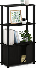 Furinno Brahms 4-Tier Multipurpose Bookcase/Bookshelf/Display Shelf/Display Rack by Furinno-FitsYourSpaceFitsYourBudget
