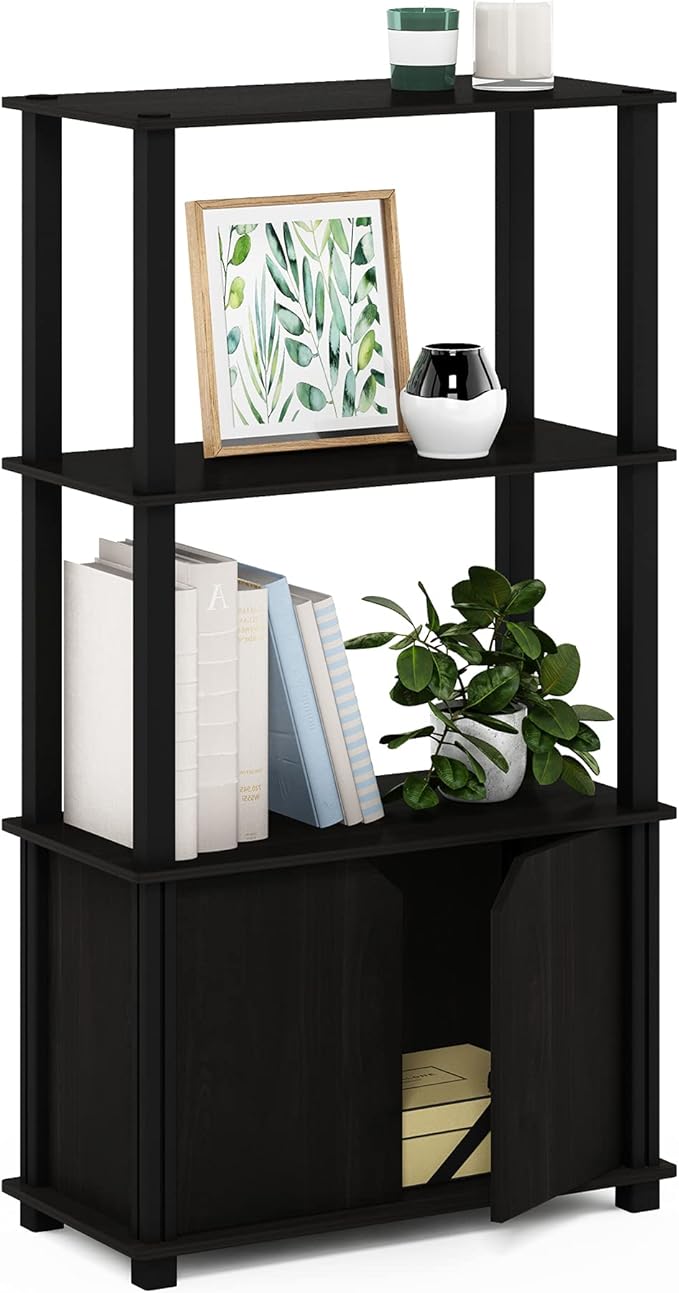 Furinno Brahms 4-Tier Multipurpose Bookcase/Bookshelf/Display Shelf/Display Rack by Furinno-FitsYourSpaceFitsYourBudget