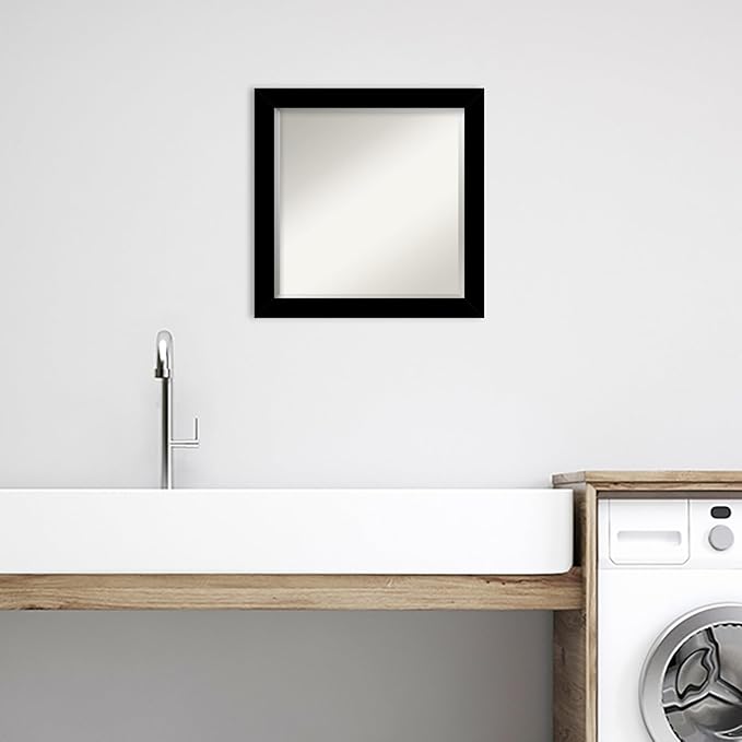 Amanti Art Black Bathroom Mirror - Image 5