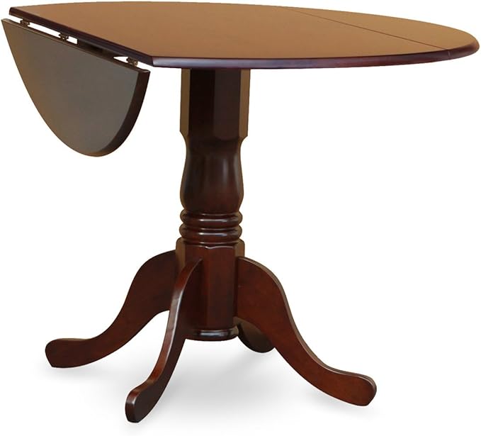 East West Furniture DLCE3-MAH-10 3 Piece Dinette Set - Image 6