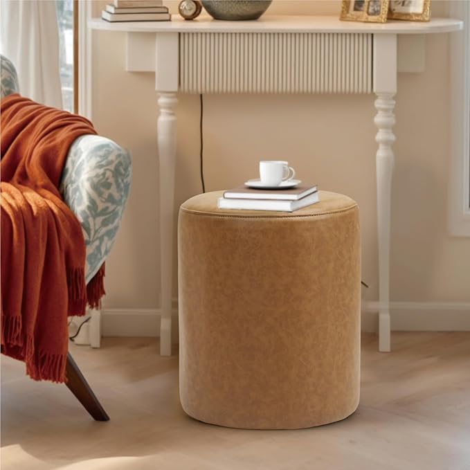 Get Set Style Modern Round Ottoman - Image 5