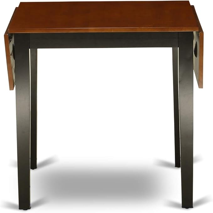 East West Furniture NDAV5-BCH-W 5 Piece Dining Table Set - Image 5