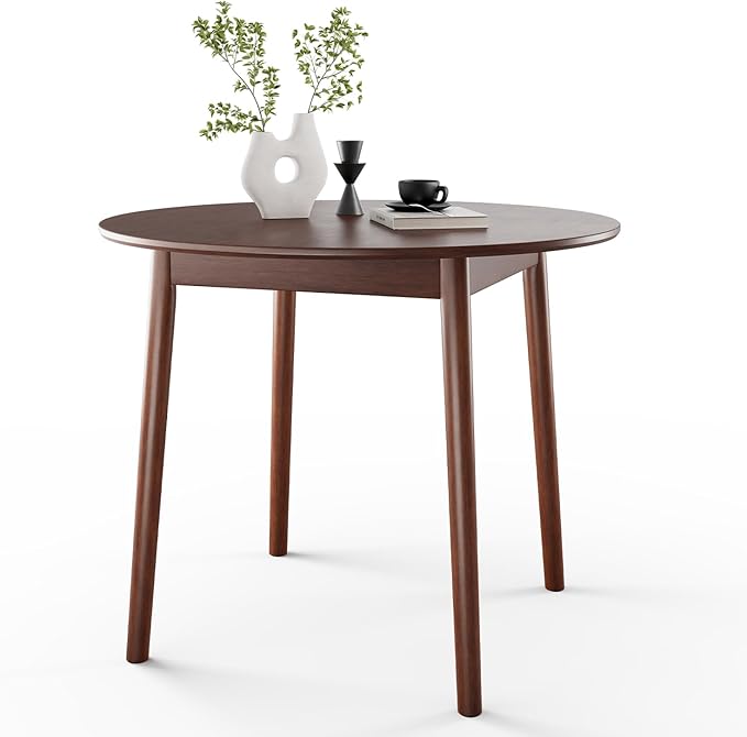 DELAVIN 31.5" Solid Wood Round Dining Table by DELAVIN