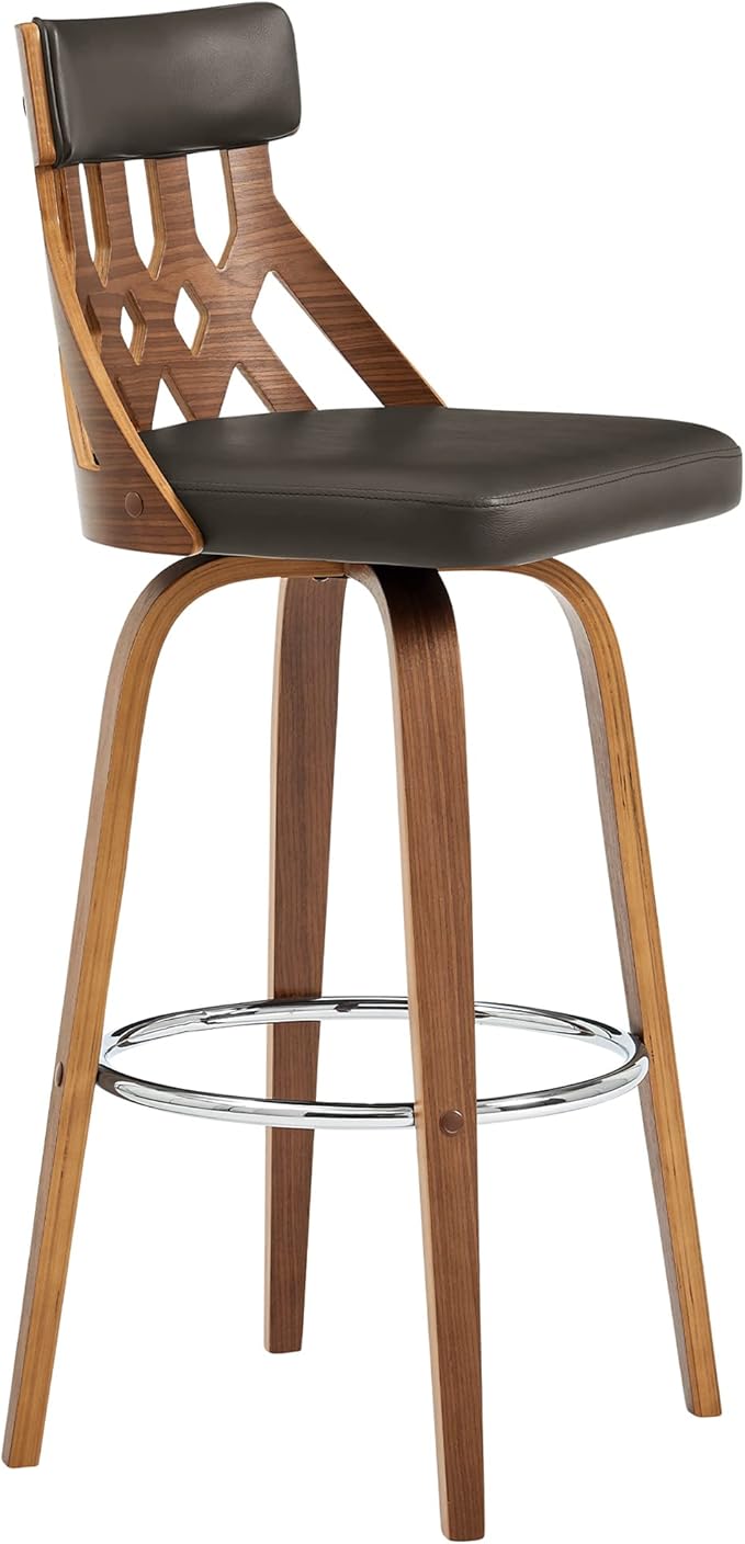 Armen Living Crux Mid Century Modern Swivel Bar Stool by ArmenLiving