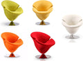 Manhattan Comfort Tulip Swivel Accent Chair Set of 5 by ManhattanComfort