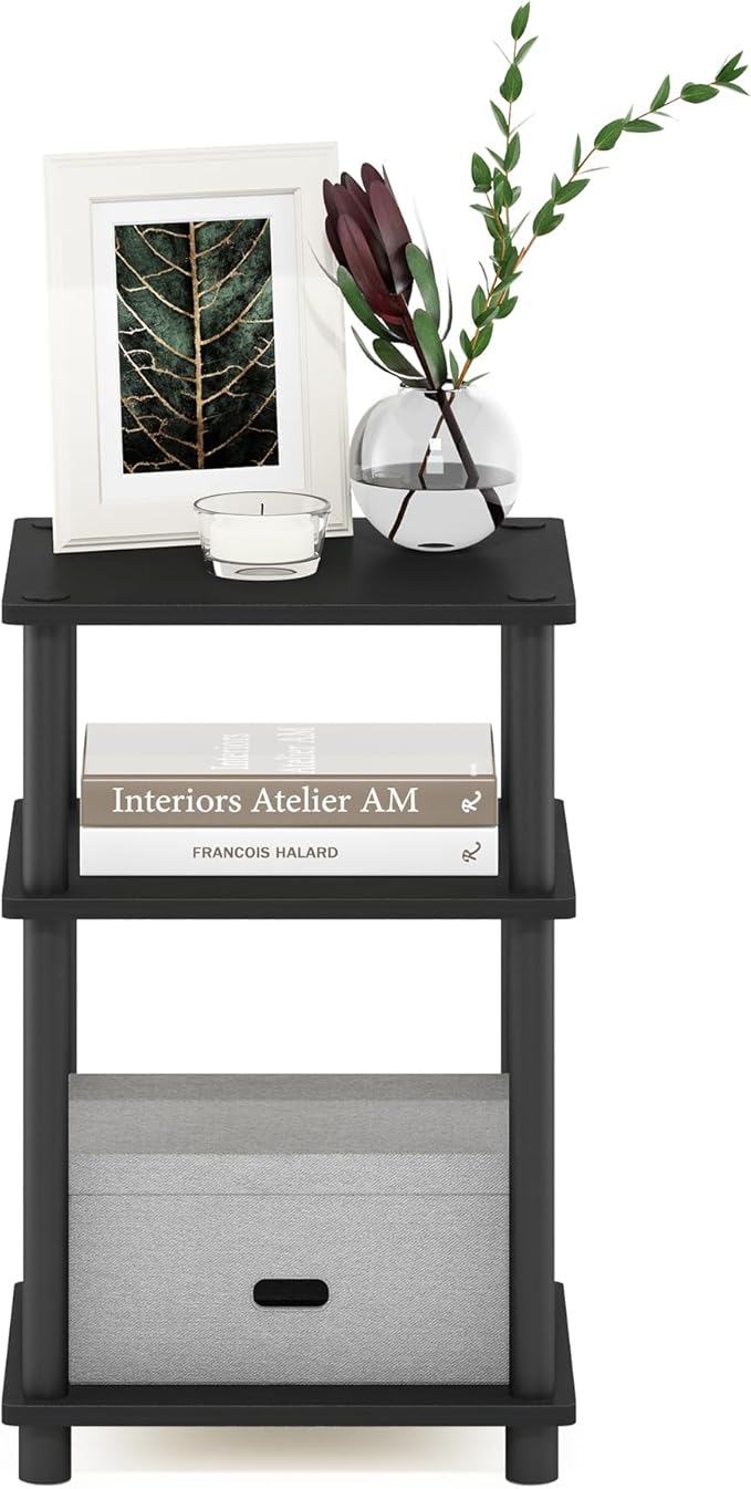 Furinno Just 3-Tier Turn-N-Tube End Table / Side Table / Night Stand / Bedside - Image 5