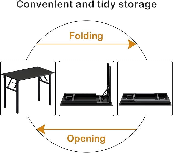 Need Computer Desk Folding Table Writing Desk/Compact Desk/Foldable Desk - Image 8