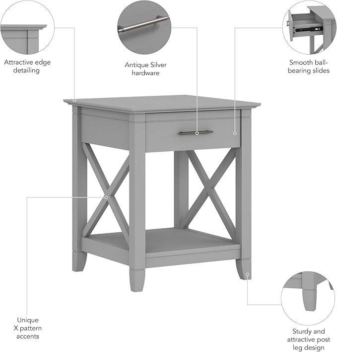 Bush Furniture Key West Small End Table - Image 8