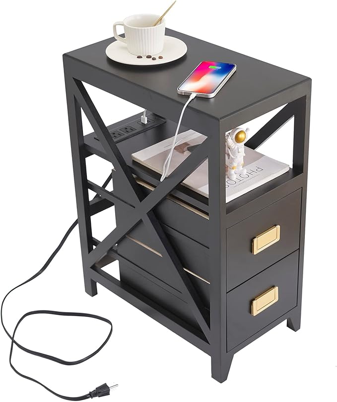 Fully Assembled Narrow Side Table by DecorateYourHome