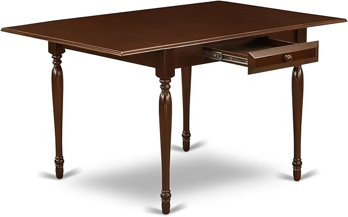 East West Furniture MZDA5-MAH-C 5 Piece Kitchen Table Set - Image 5