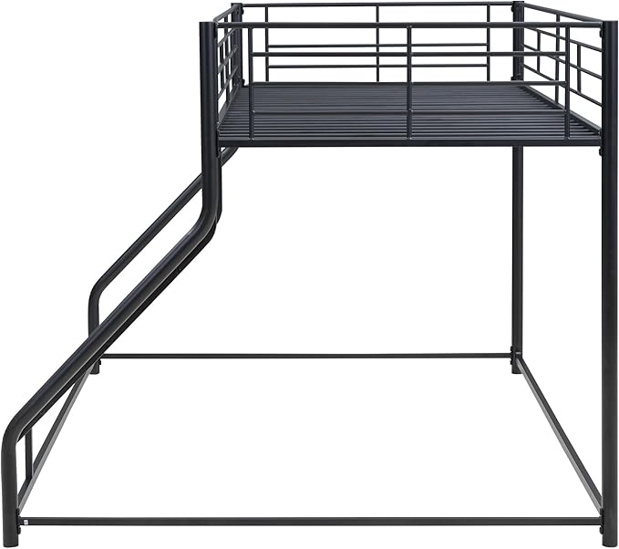 Twin XL Over Queen Metal Floor Bunk Bed - Image 5