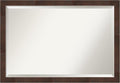 Amanti Art Brown Bathroom Mirror by AmantiArt