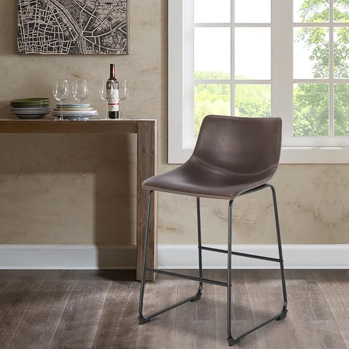EdgeMod Brinley Counter Stool in Brown - Image 2