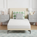 FDW | 6 Inch Twin Mattress | Medium Firm | Gel Memory Foam Mattress | White | by FDW