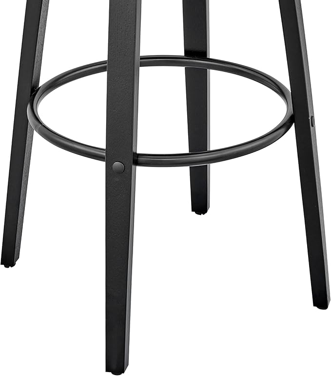 Armen Living Julius Mid Century Modern Swivel Bar Stool - Image 10