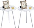 Apicizon 16" Round Side Table Set of 2, Mid Century Modern Coffee Table or by APICIZON