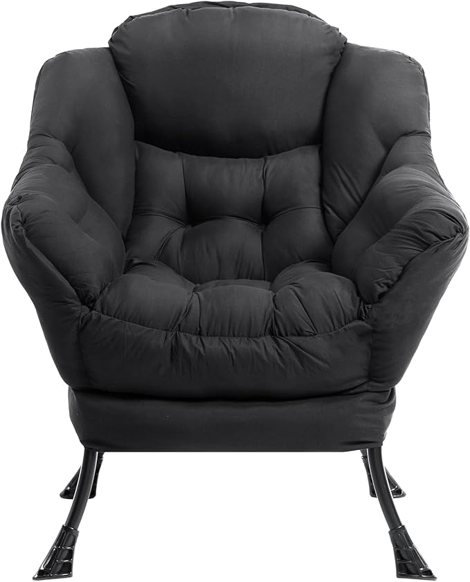 HollyHOME Lazy Chair with Foldable Ottoman, Accent Comfy Lounge Arm Chair and - Image 6